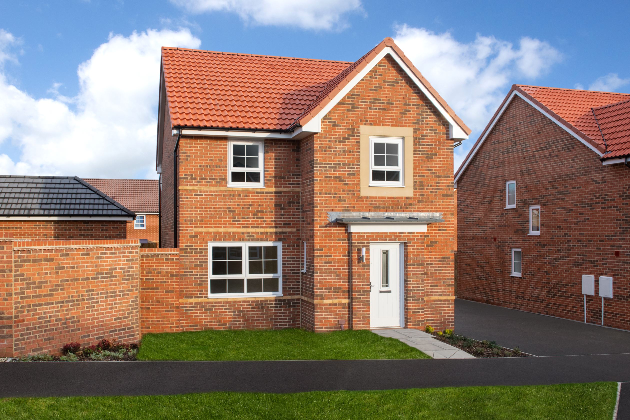 Outside view of 4 bedroom Kingsley